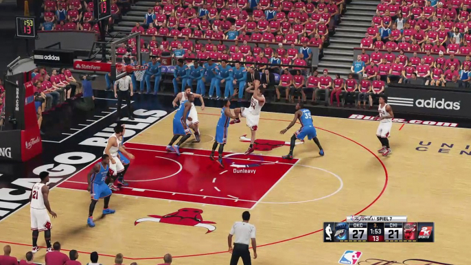 NBA 2K15: Game 7 of The Finals - Chicago Bulls vs Oklahoma City Thunder (Part 3/4)