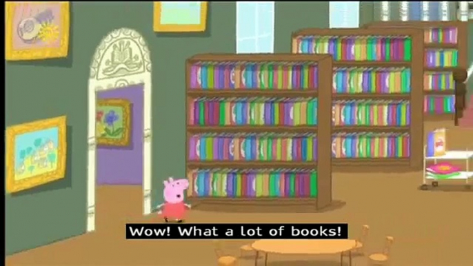 Peppa Pig (Series 3) - The Library (with subtitles) 7