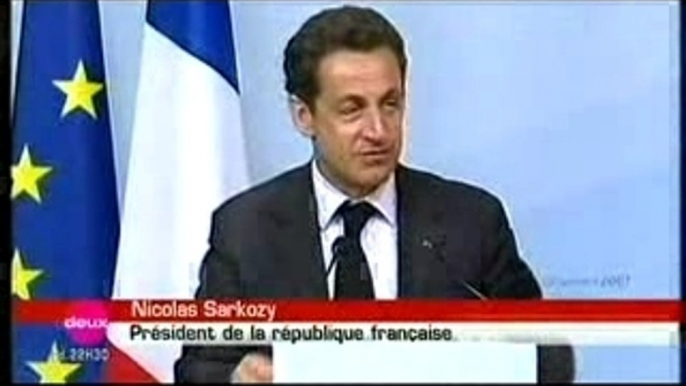 Sarkozy bouré