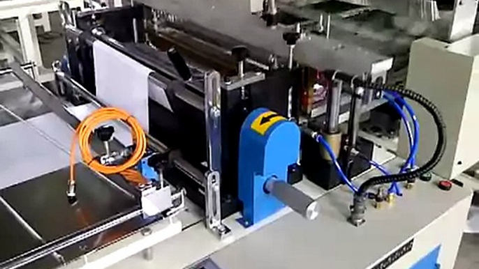 T-shirt bag making machine with punching unit one line - PMC Machinery