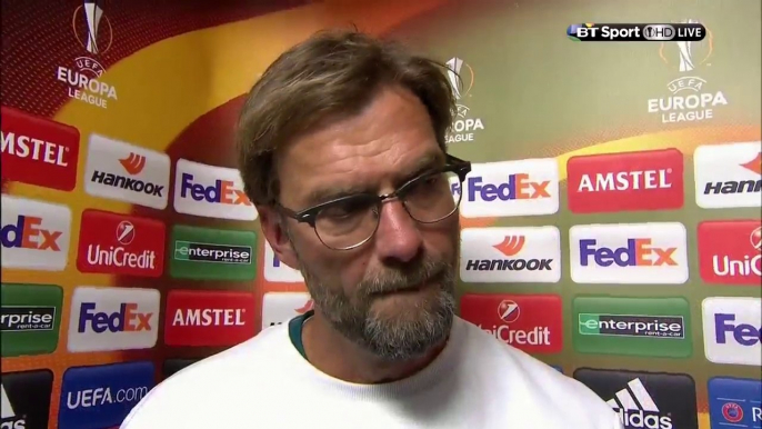 Liverpool 4-3 Borussia Dortmund - Jürgen Klopp Post Match Interview 2016