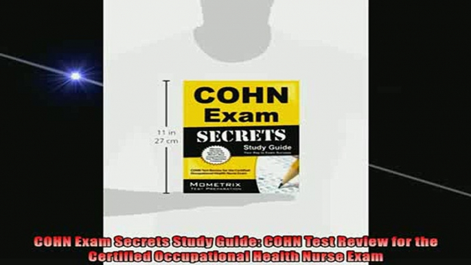 READ book  COHN Exam Secrets Study Guide COHN Test Review for the Certified Occupational Health  DOWNLOAD ONLINE