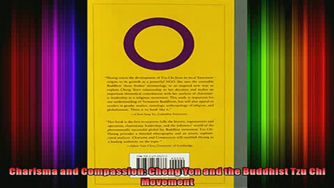 Read  Charisma and Compassion Cheng Yen and the Buddhist Tzu Chi Movement  Full EBook