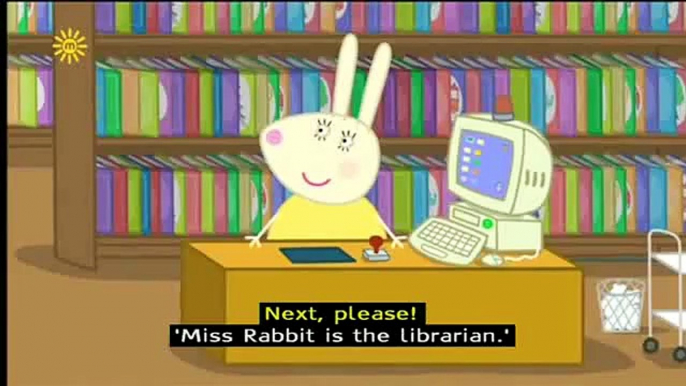 Peppa Pig (Series 3) - The Library (with subtitles) 5