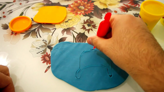 Play Doh Oyun Hamuru ile POCOYO Yapımı  How to make Playdough Pocoyo Plastilina Toys