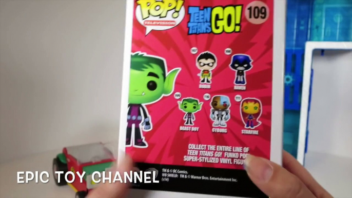 GIANT Teen Titans Go! PLAY-DOH Surprise Egg At T-Tower with Beast Boy, Robin & Cyborg Pop Figures
