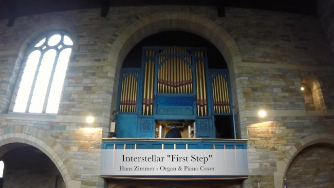 interstellar First Step Hans Zimmer soundtrack - church Organ _ piano cover epic