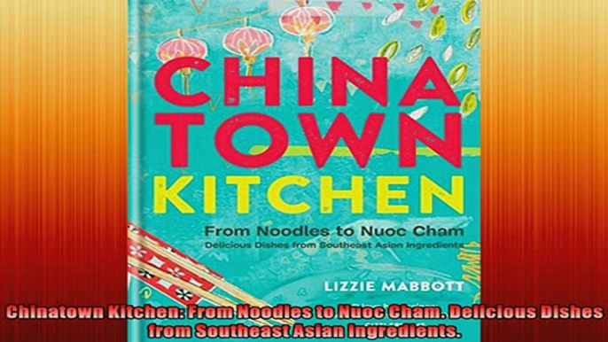 FREE DOWNLOAD  Chinatown Kitchen From Noodles to Nuoc Cham Delicious Dishes from Southeast Asian READ ONLINE