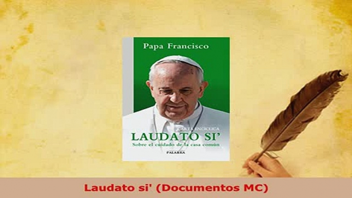 PDF  Laudato si Documentos MC Read Full Ebook