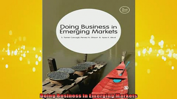 FREE PDF  Doing Business in Emerging Markets  BOOK ONLINE