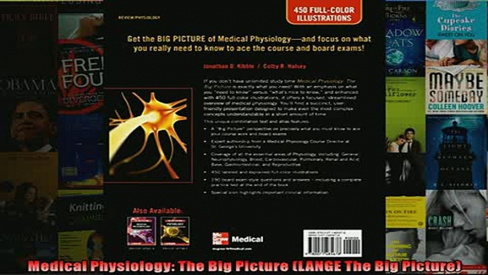 Free PDF Downlaod  Medical Physiology The Big Picture LANGE The Big Picture  DOWNLOAD ONLINE