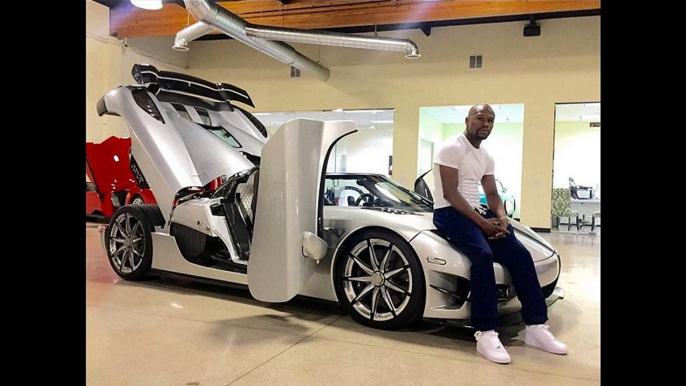 Floyd Mayweather buys $4 8 MILLION dollar Koenigsegg CCXR Trevita hypercar #trev