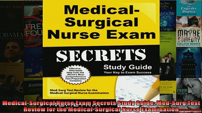 Free PDF Downlaod  MedicalSurgical Nurse Exam Secrets Study Guide MedSurg Test Review for the  FREE BOOOK ONLINE