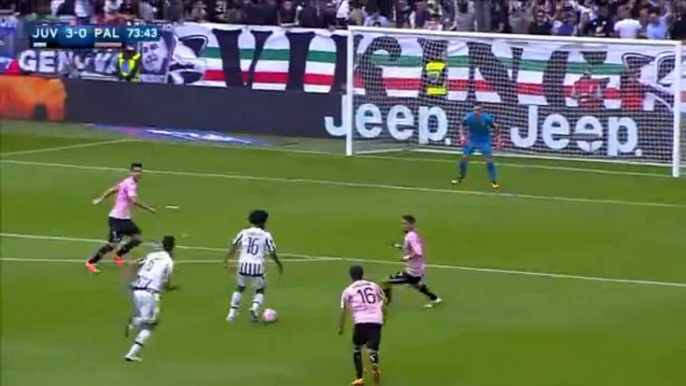 3:0 Juan Cuadrado Goal - Juventus vs Palermo - 17.04.2016