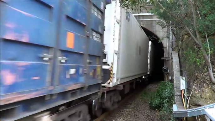 Sydney Trainz Vlogs 73: QR National Freight Train Hawkesbury River
