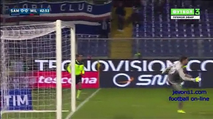 All Goals - Sampdoria 0-1 AC Milan - 17-04-2016