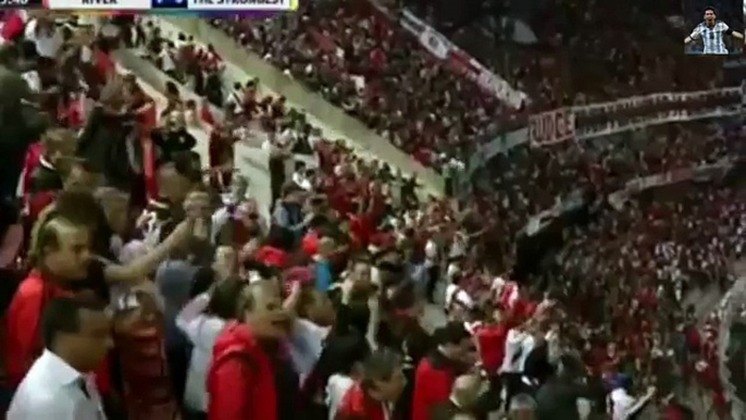 Golazo y emoción de Andrés Dalessandro River Plate vs The Strongest 3 0 | Copa Libertador