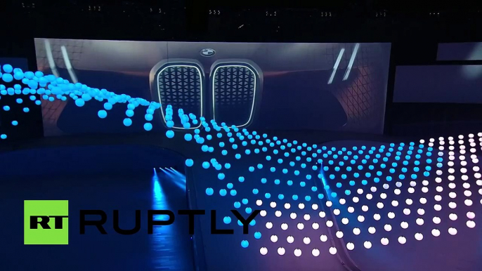 German car giant BMW unveiled its futuristic self-driving Vision Next 100 concept car