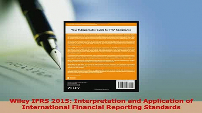 Download  Wiley IFRS 2015 Interpretation and Application of International Financial Reporting Ebook Free