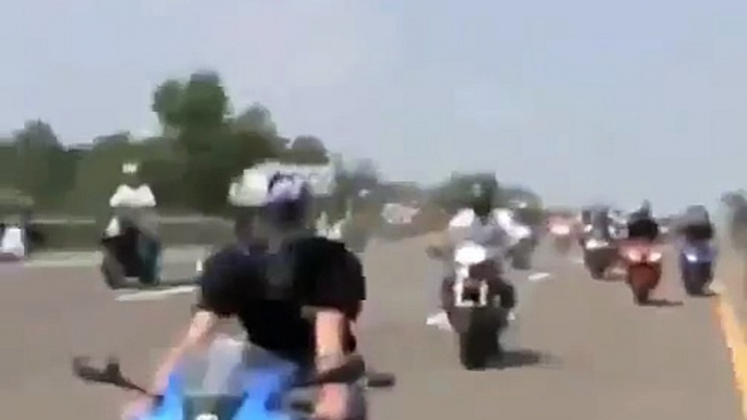 Motorcycle crash caught on tape Motorcycle Fail motor bike accident bike collision motorra