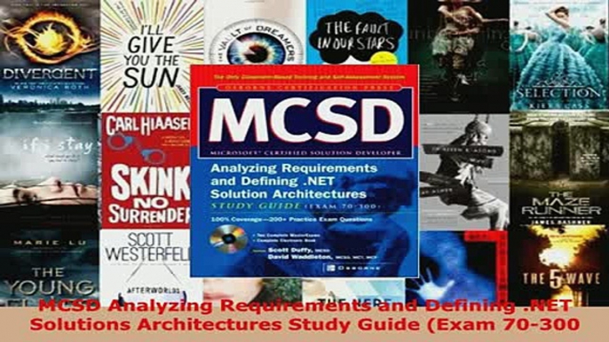 PDF  MCSD Analyzing Requirements and Defining NET Solutions Architectures Study Guide Exam Read Full Ebook