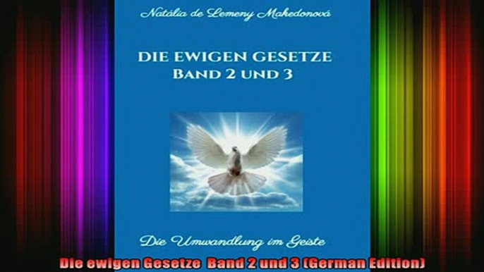 Read  Die ewigen Gesetze  Band 2 und 3 German Edition  Full EBook