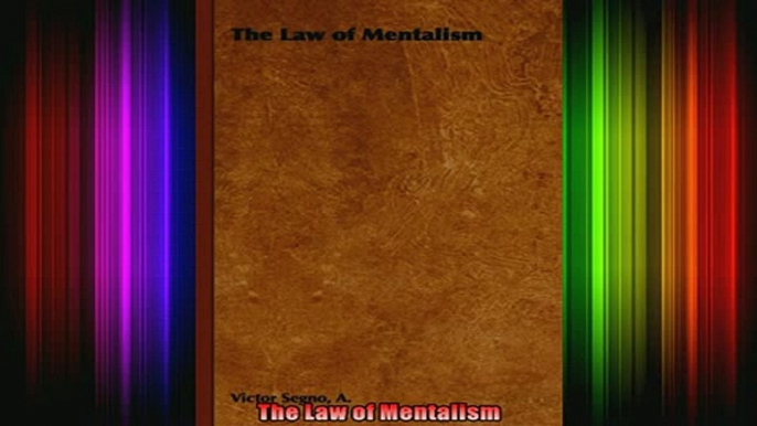 Read  The Law of Mentalism  Full EBook