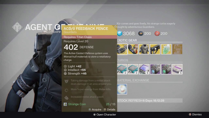 Destiny - Xur Agent Of The Nine - In The Reef - Best Yet? (House Of Wolves Exotics)