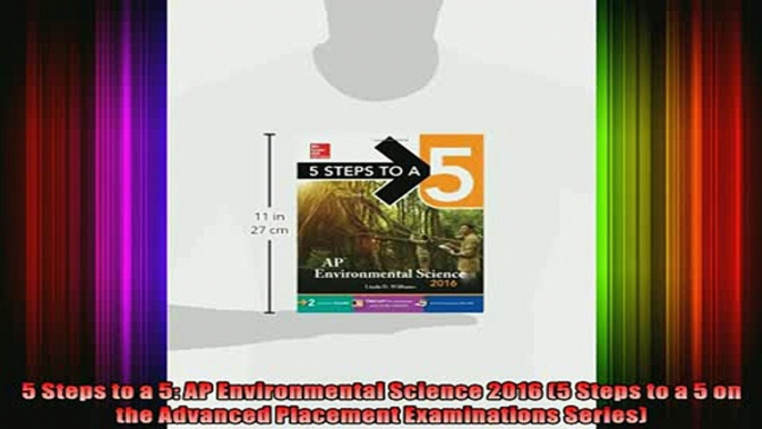 DOWNLOAD FREE Ebooks  5 Steps to a 5 AP Environmental Science 2016 5 Steps to a 5 on the Advanced Placement Full Free