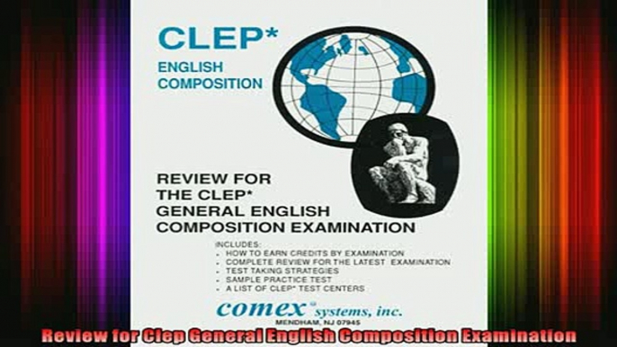 Free Full PDF Downlaod  Review for Clep General English Composition Examination Full Free