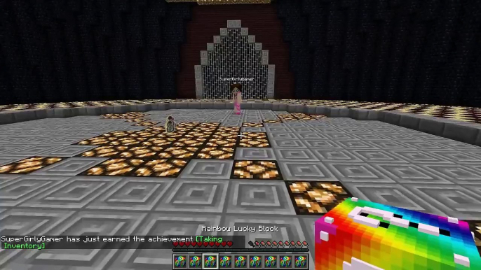 PopularMMOs Minecraft: RAINBOW LUCKY BLOCK 100 WAYS TO DIE - Lucky Block Mod - Modded Mini-Game