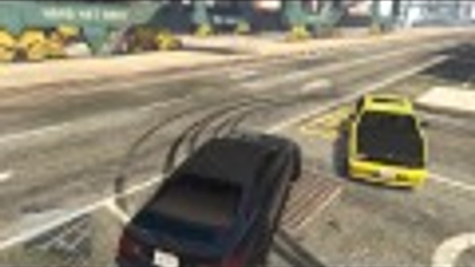 GTA V SOLO Drift Vol.15 Dock Drifting and Drifting around People/Cars