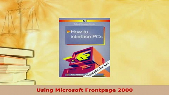 PDF  Using Microsoft Frontpage 2000  EBook