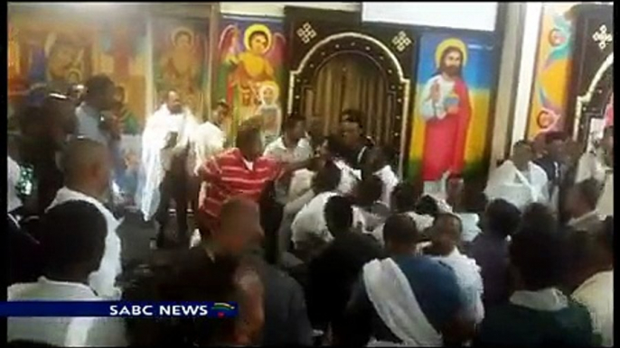 Fight breaks out inside Ethiopian Orthodox Tewahedo Church in Johannesburg