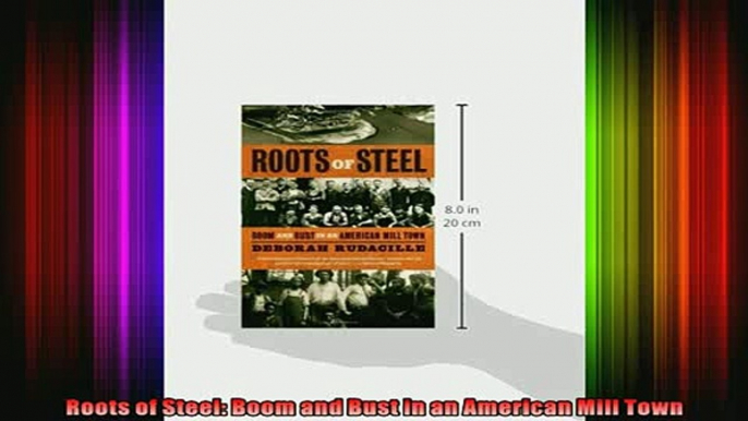 READ book  Roots of Steel Boom and Bust in an American Mill Town Full EBook