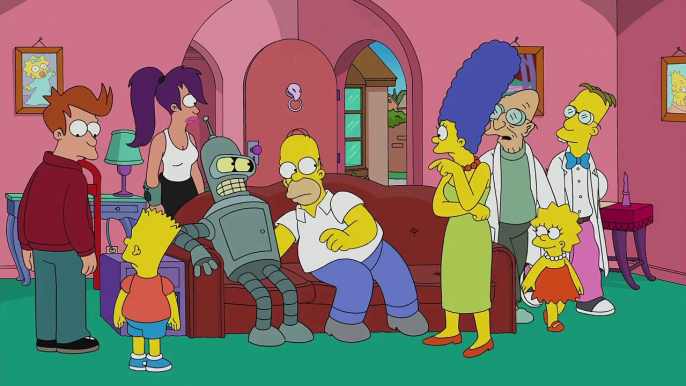 THE SIMPSONS | Futurama meets The Simpsons from Simpsorama | ANIMATION on FOX