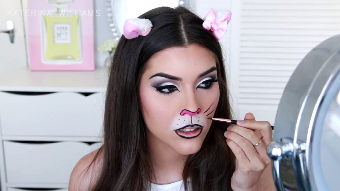 Cute & Sexy Cat Halloween Makeup Tutorial | Quick & Easy Halloween Costume!