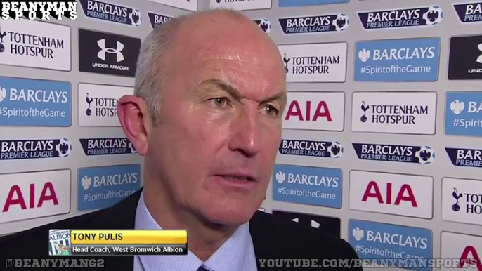 Tottenham 1-1 West Brom - Tony Pulis Post Match Interview