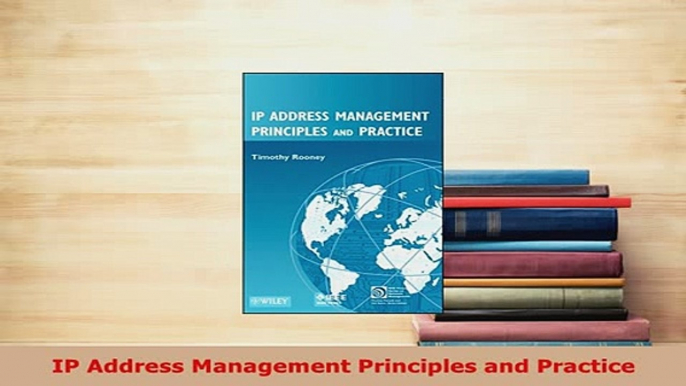 PDF  IP Address Management Principles and Practice  Read Online