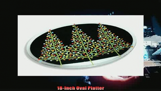 buy now  Peggy Karr Handcrafted Art Glass Tannenbaum Serving Dish Oval 18Inch