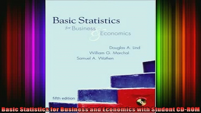 READ book  Basic Statistics for Business and Economics with Student CDROM Online Free