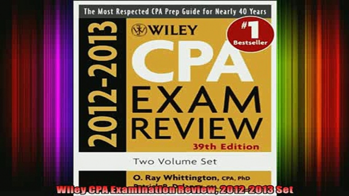 READ FREE FULL EBOOK DOWNLOAD  Wiley CPA Examination Review 20122013 Set Full Ebook Online Free