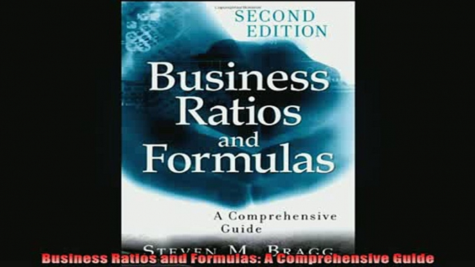 READ FREE Ebooks  Business Ratios and Formulas A Comprehensive Guide Full Free