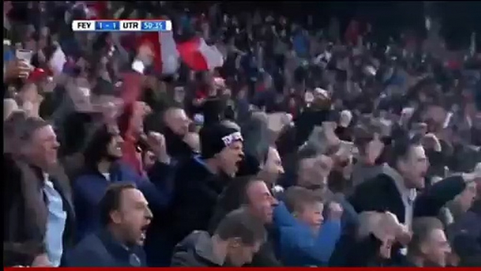 Leeuwin GOAL (1-1) Feyenoord vs Utrecht 24_04_2016