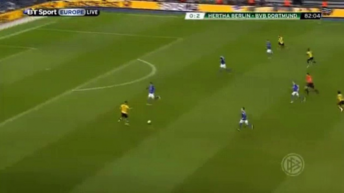 Mkhitaryan GOAL (0-3) - Hertha Berlin vs Borussia Dortmund 20_04_2016