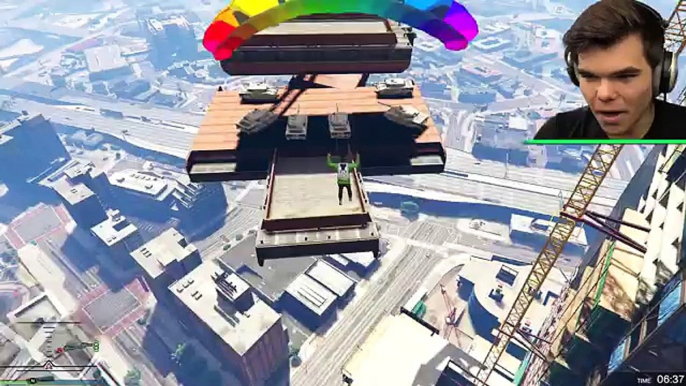 MOST IMPOSSIBLE DEATHRUN EVER! (GTA 5 Funny Moments)