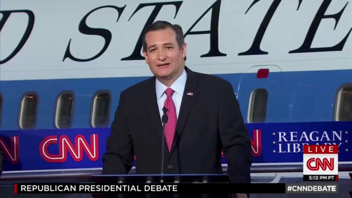 Ted Cruz and Donald Trump CNN Presidential Debate Parody