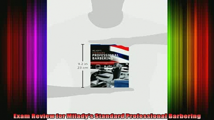 READ book  Exam Review for Miladys Standard Professional Barbering Full Free