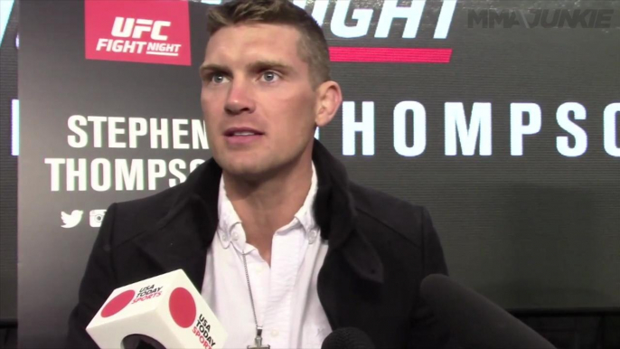 Stephen 'Wonderboy' Thompson says it's 'weird' fighting friend Rory MacDonald