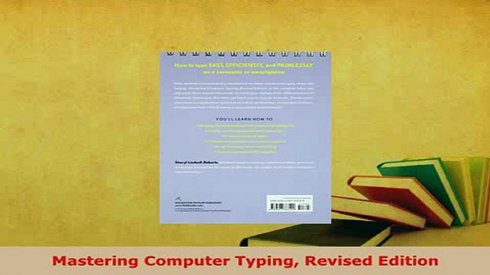 PDF  Mastering Computer Typing Revised Edition Read Online